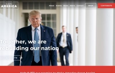 A screenshot of the MAGA website.