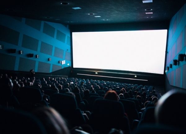 A huge IMAX movie theater.